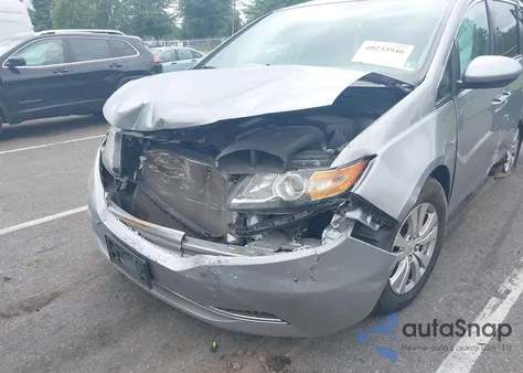 2016 Honda Odyssey Se from USA, damaged, VIN 5FNRL5H35GB153835